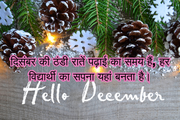December Shayari in Hindi